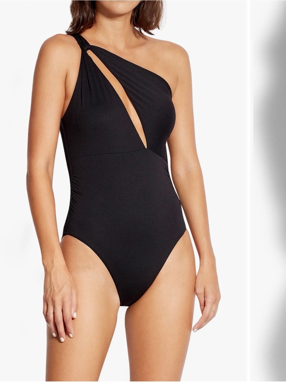 Seafolly One-Shoulder Cutout One-Piece Swimsuit